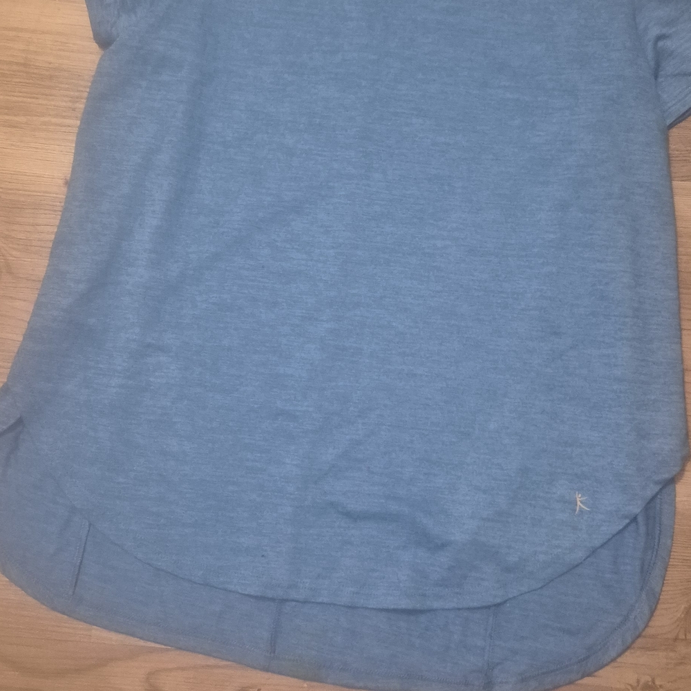 Danskin Now Drimore Heather Blue Top